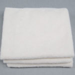 16x27 Microfiber 80g Navy White Towels