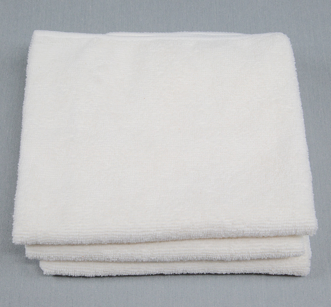 1Pc White Square Microfiber Face Hand Car Cloth Towel House Cleaning Y1B1 