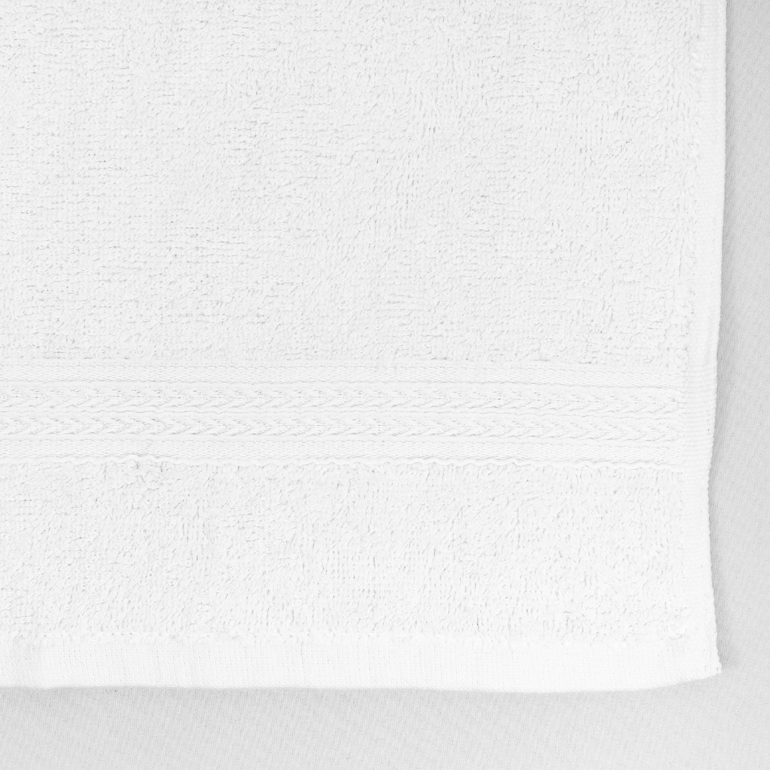 Closeup of 16x27 Premium White Hand Towels