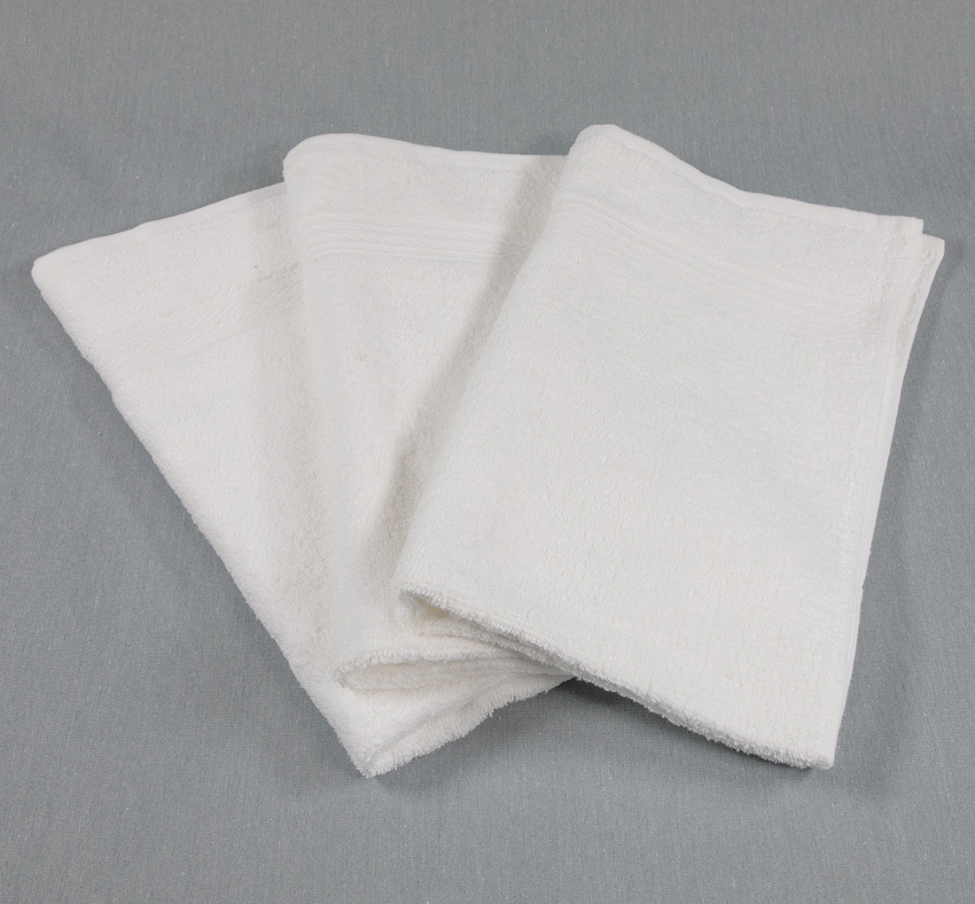 27x54 Premium White Bath & Hotel Towels- 14 lbs/doz - Texon Athletic Towel