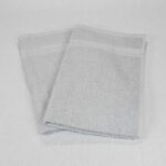 Silver Bleach Proof Salon Towel. Oxford, Grey Salon Towel bulk