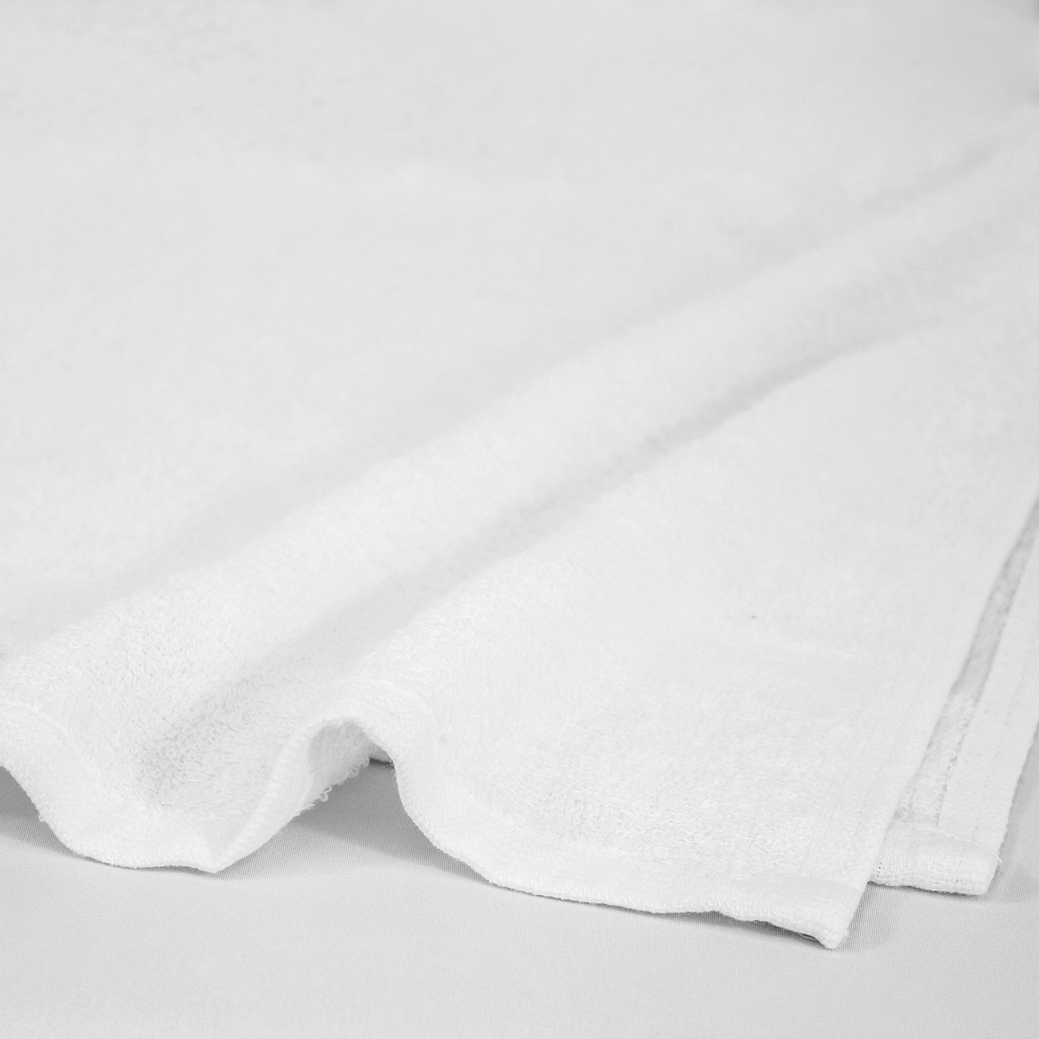 Closeup of 16x27 White Premium Hand Towels