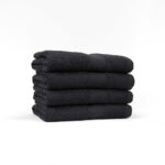 Black Bleach Proof Salon Towel, 16x28 size