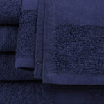 Navy Bleach Proof Salon Towel, 16x28 size