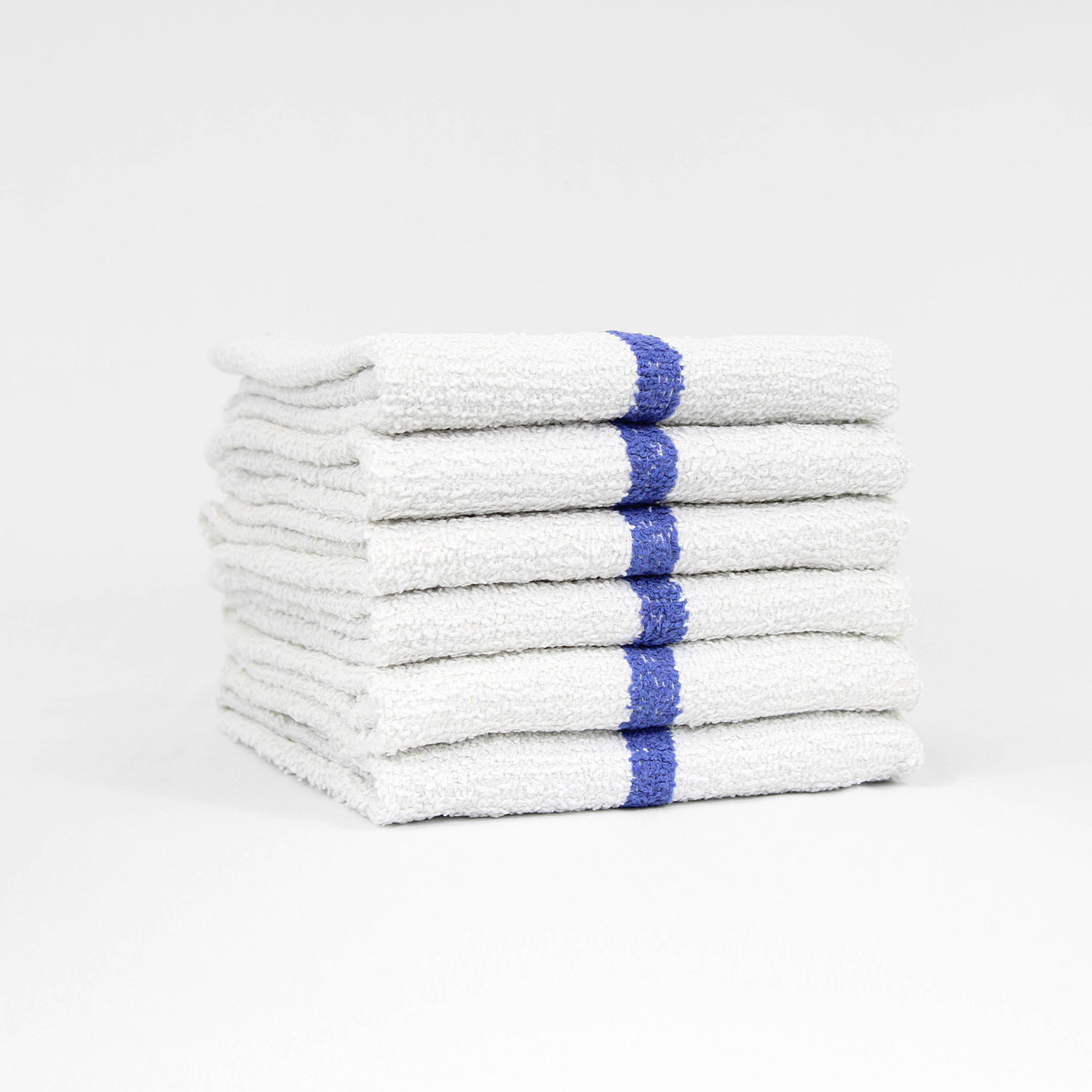 17x20 Blue Center Stripe Bar Mop Towels