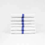 17x20 Blue Center Stripe Bar Mop Towels