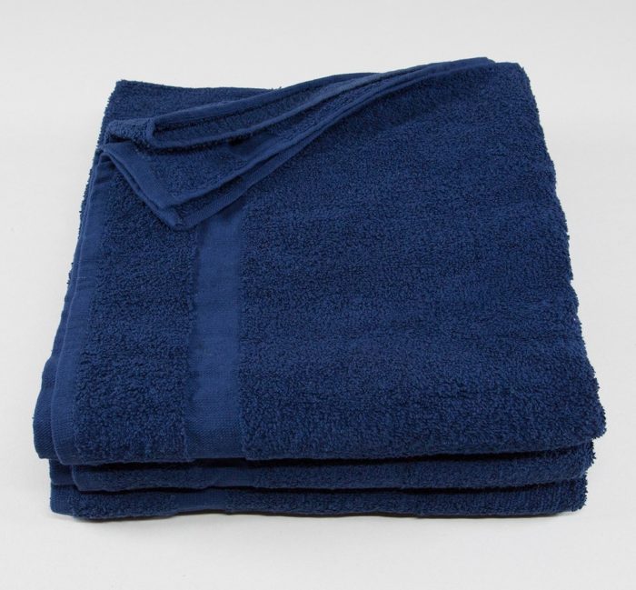 27x54 Bath Towels Navy Blue