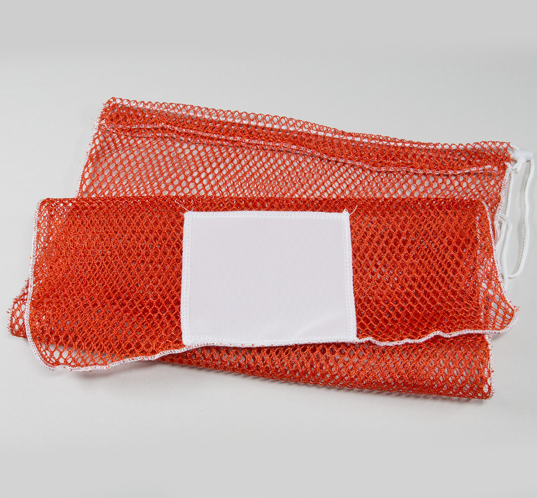 HEAVY DUTY 20x30 NYLON LAUNDRY BAG RED/STRAP  ***MADE IN USA*** 