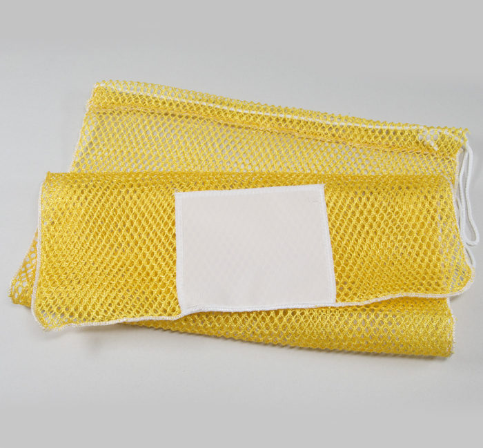 20x30 Mesh Bags Drawcord Yellow