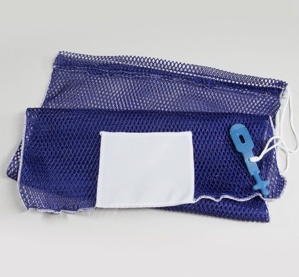Mesh Laundry Bag with Rubber Closure, Buy Wholesale