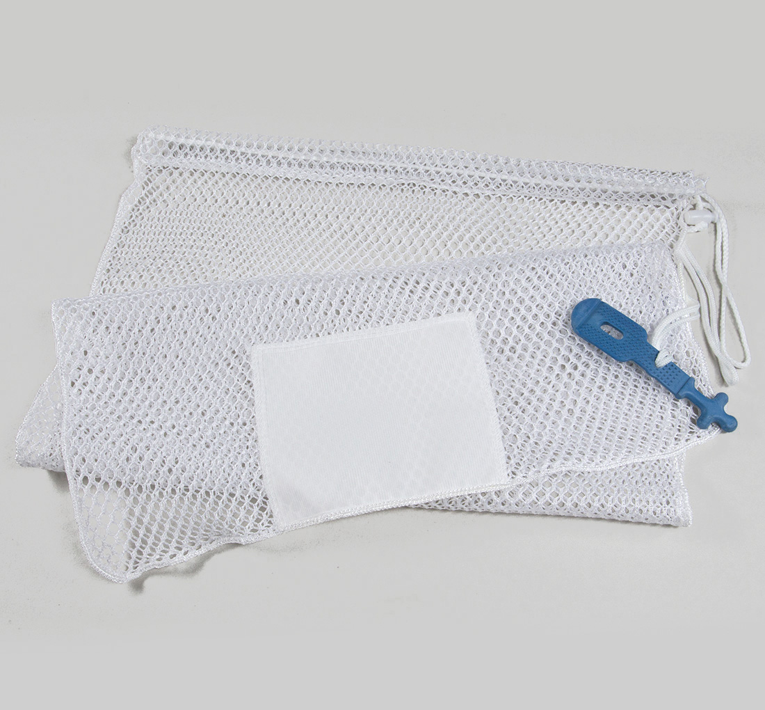 Mesh Laundry Bag with Rubber Closure, Buy Wholesale