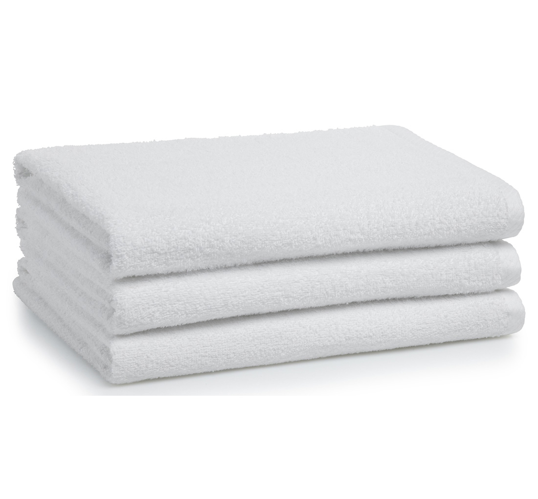 24 new white 20x40 pure cotton terry bath towels salon/gym summit collection 
