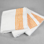 22x44 Super Gym Towels Gold Stripe