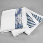 22x44 Super Gym Towels Blue Stripe