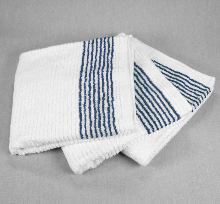 22x44 Super Gym Towels Blue Stripe