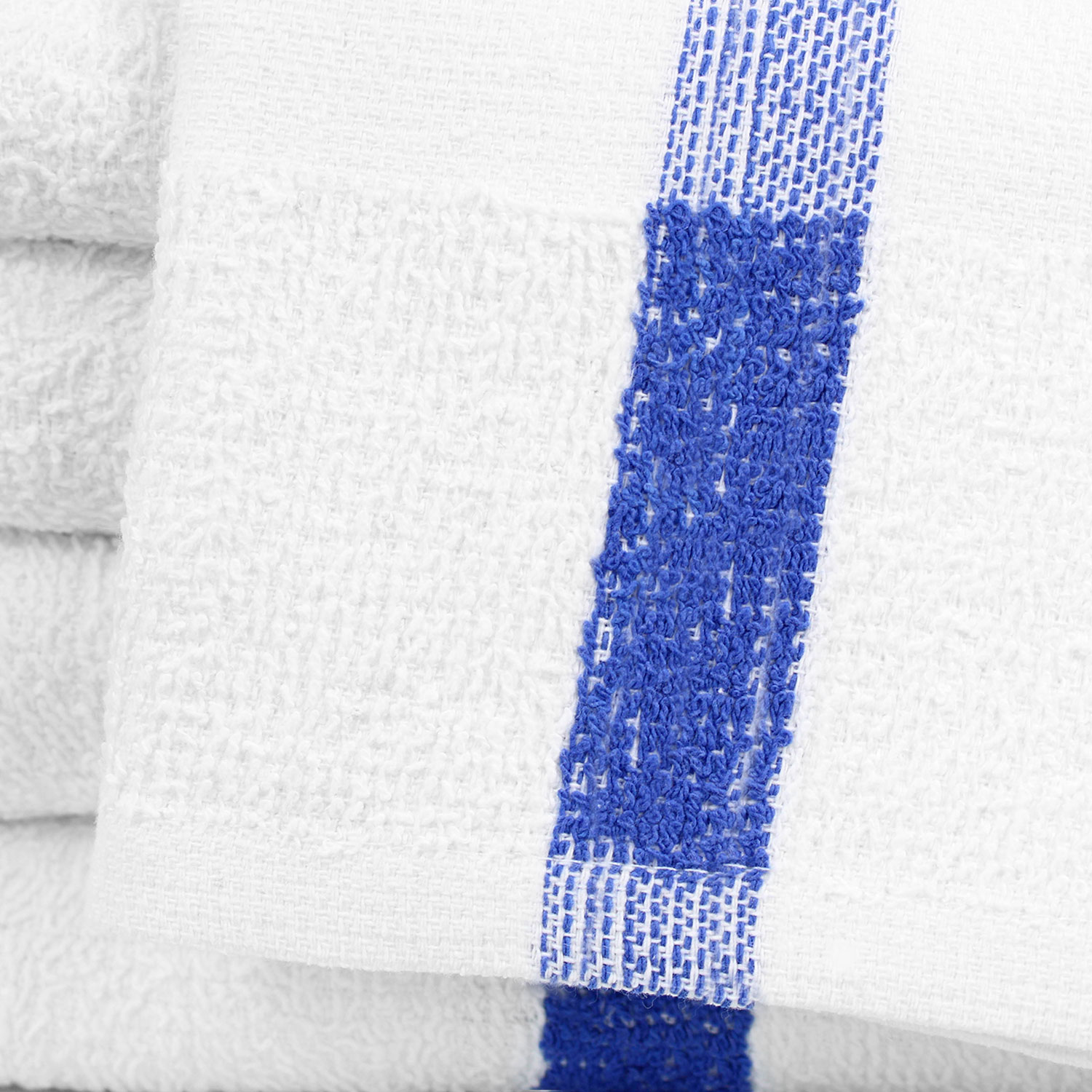 22x44 Blue Center Stripe Workout Towel