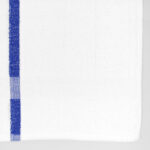 22x44 Blue Center Stripe Workout Towel