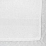 Closeup of 22x44 Economy White Gym Towels