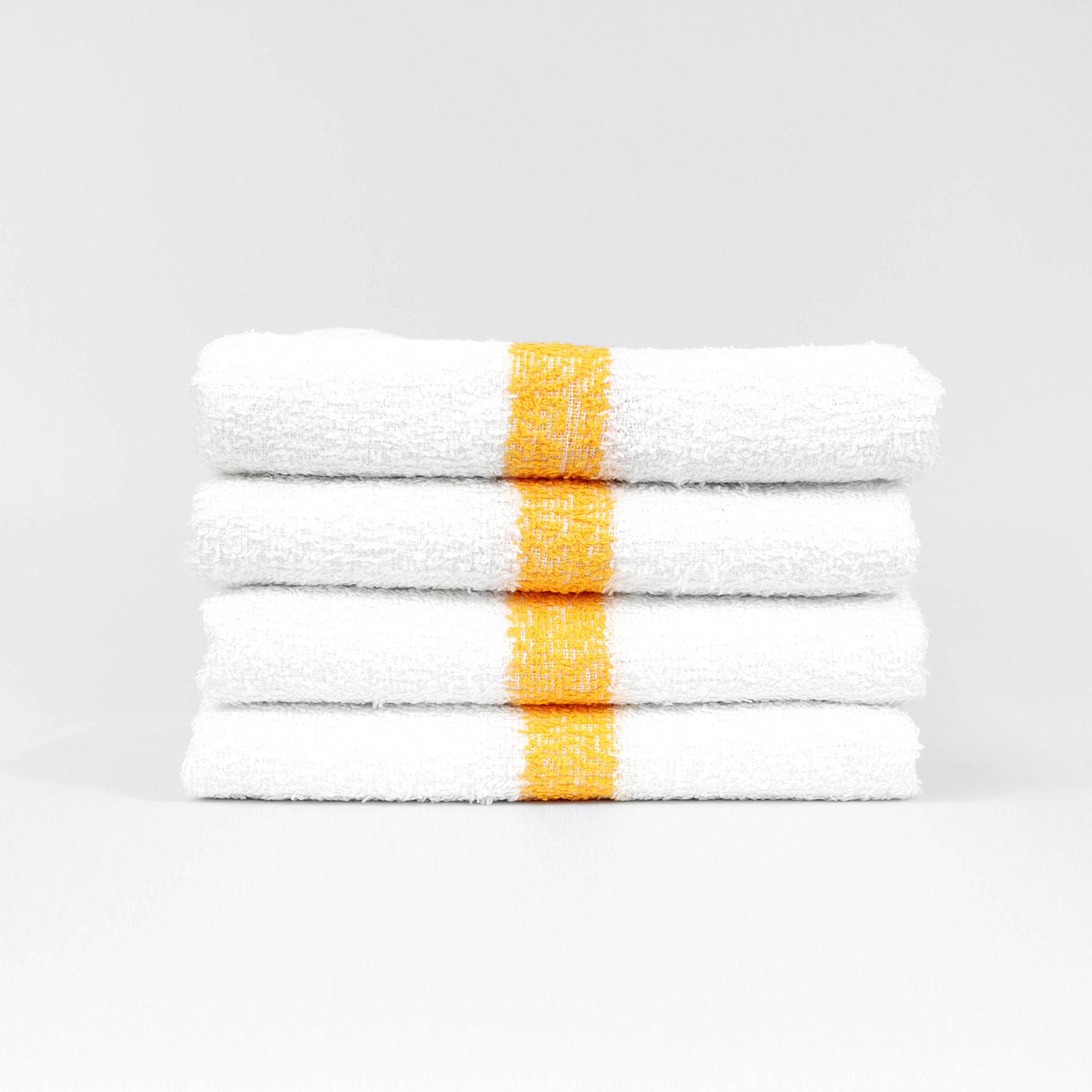 22x44 Gold Center Stripe Workout Towel