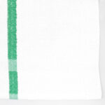 22x44 Green Center Stripe Workout Towel