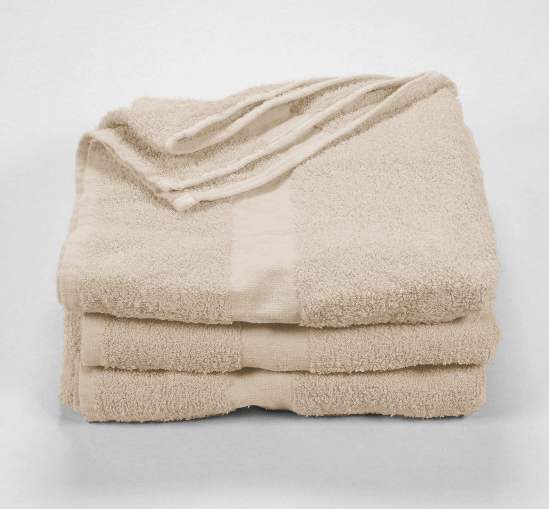 22x48 Ivory Wholesale Bath Towel Texon Athletic Towel