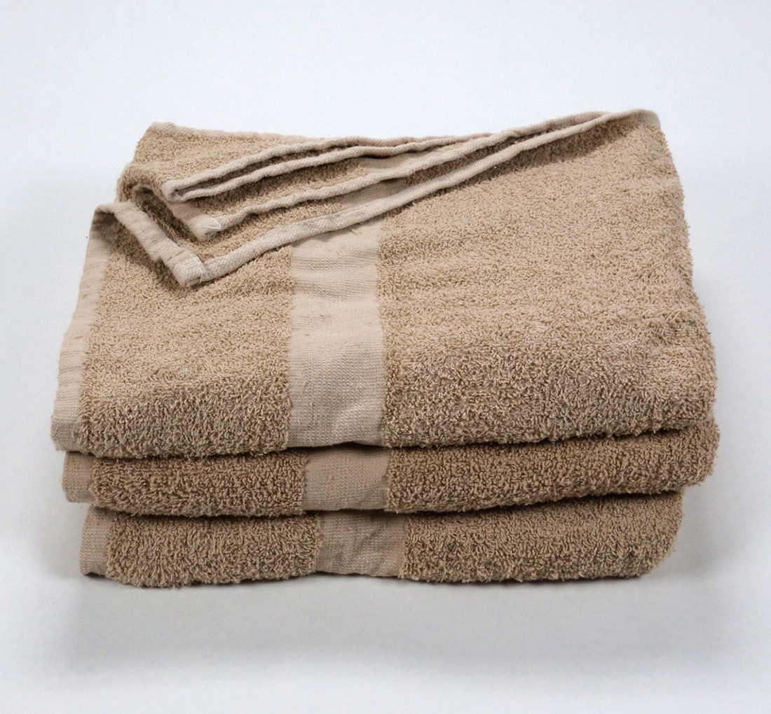 22x48 Tan Wholesale Bath Towel Texon Athletic Towel
