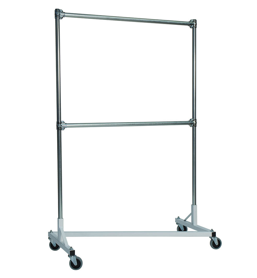 Z-Rack- 48″ Long Base, Double Rail W/72″ - Texon Athletic