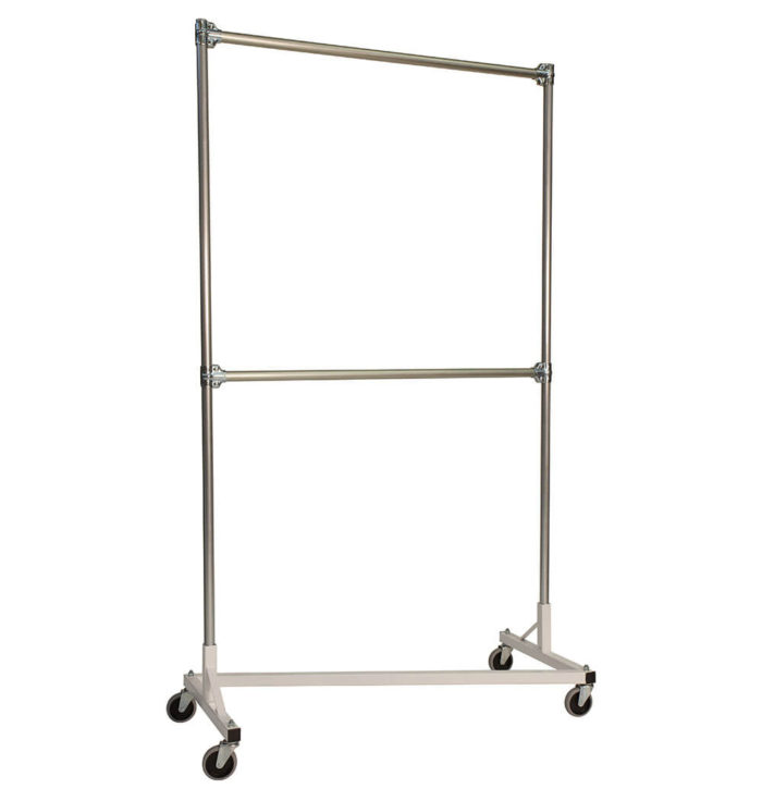 Clothes rack double rail cheap