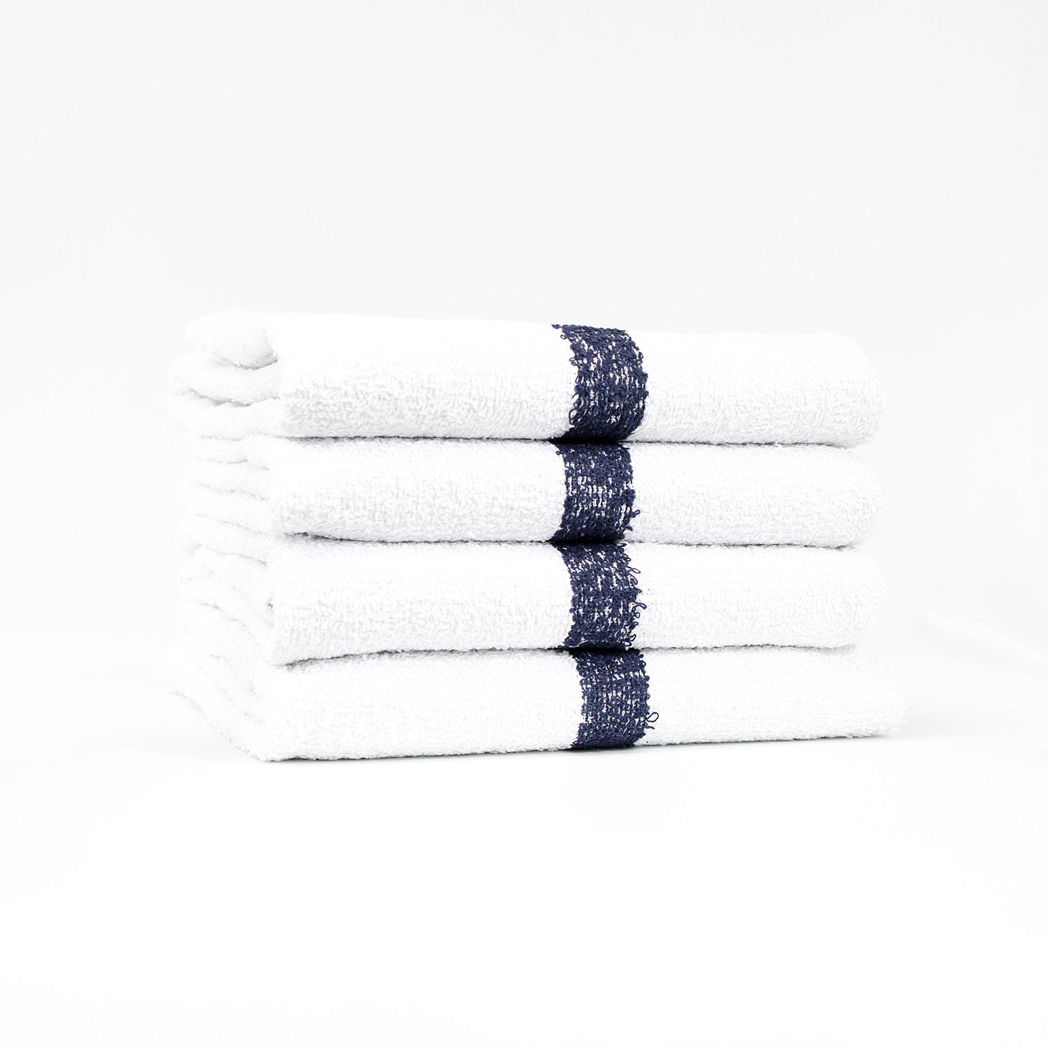 Black Center Stripe Workout Towels