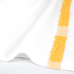 Yellow Center Stripe Workout Towels