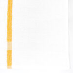 Yellow Center Stripe Workout Towels