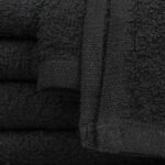 24x48 Black Bath Towels