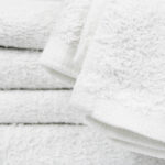 Closeup of 24×48 Premium White Gym Towels