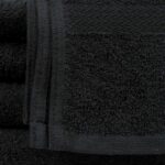 27x52 Black Bath Towel, Black shower towels, Black gym towels bulk and wholesale 12lb