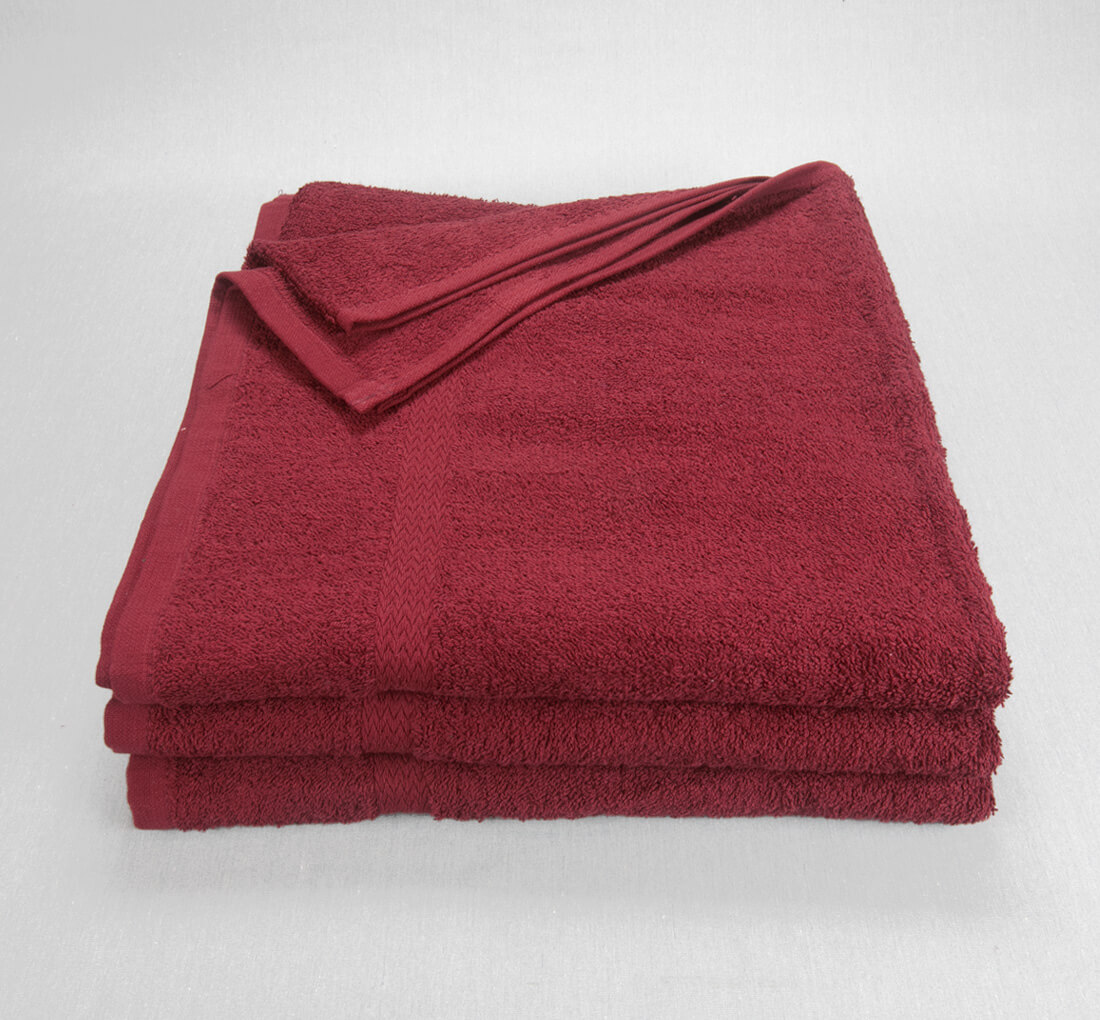 27x52 Maroon Bath Towel 12lb