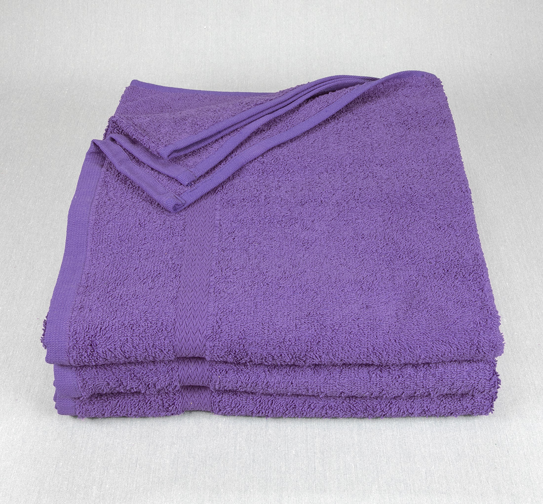 27x52 Purple Bath Towels, purple gym towels, purple shower towels, purple pool towels, purple club towels, purple towels bulk, purple towels wholesale