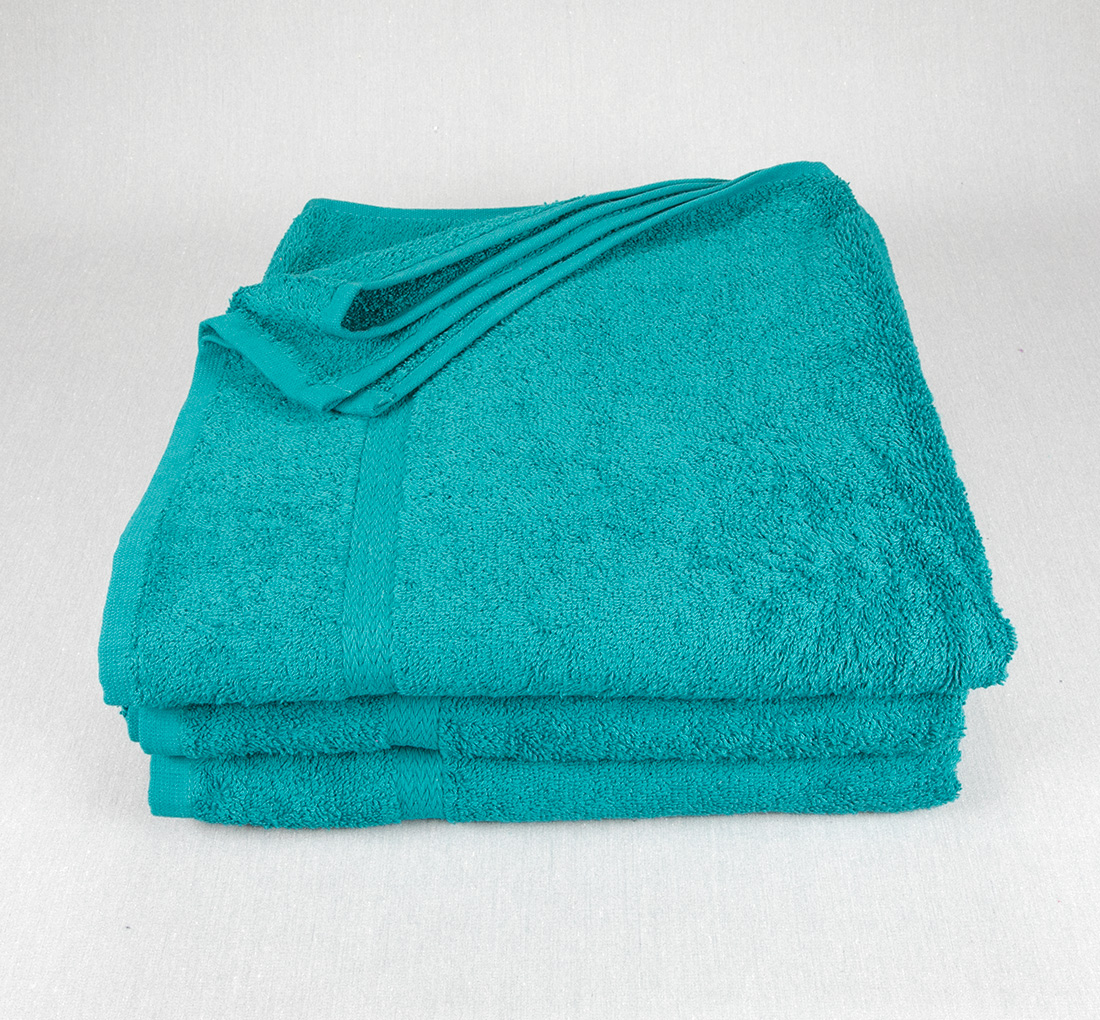 27x52 Turquoise Bath Towel 12lb