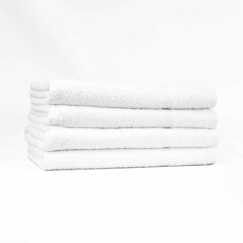 27x52 White Bath Towel, White shower towels, White gym towels bulk and wholesale 12lb