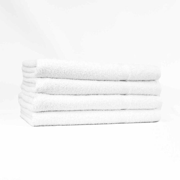 27x52 White Bath Towel, White shower towels, White gym towels bulk and wholesale 12lb