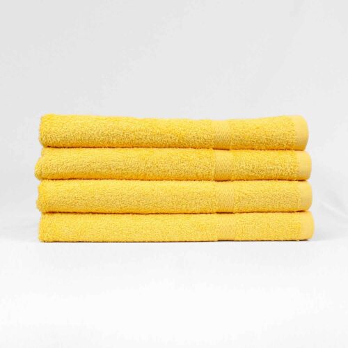 27x52 Yellow Bath Towel, Yellow shower towels, Yellow gym towels bulk and wholesale 12lb