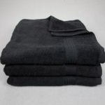27x54 Bath Towels Black