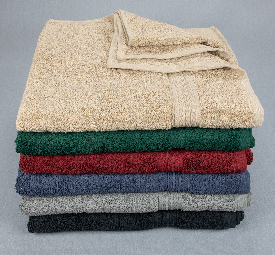black bath towels