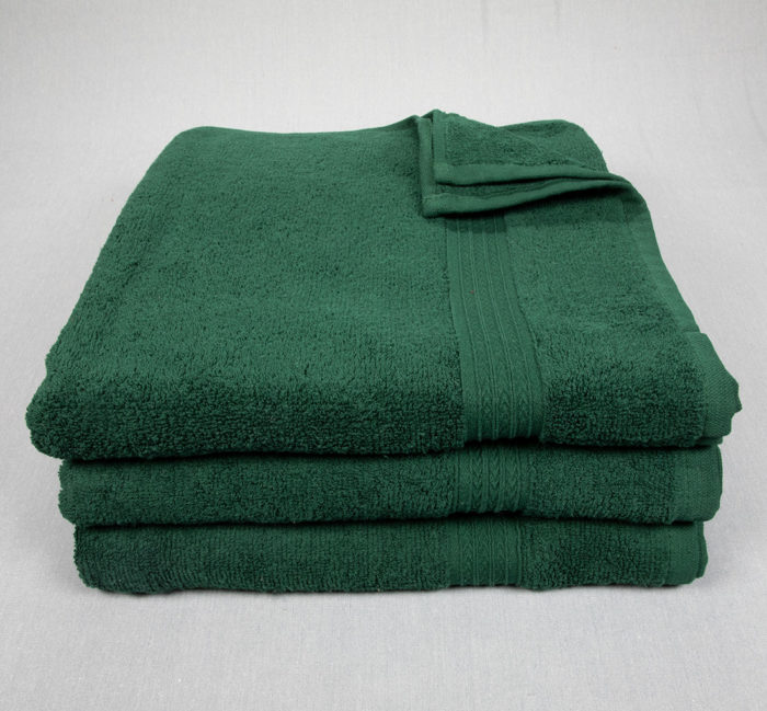 27x54 Gym Towels Hunter Green