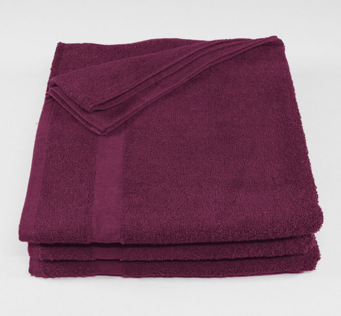 27x54 Bath Towels Maroon