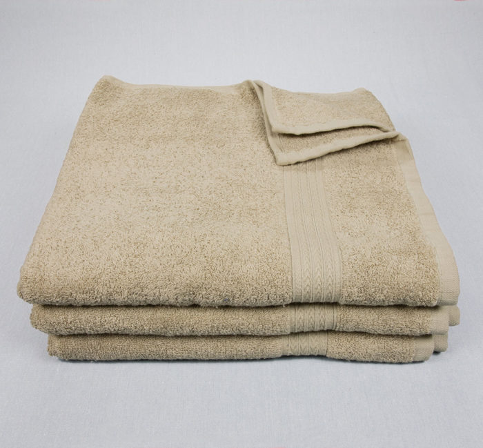 27x54 Bath Towels Tan