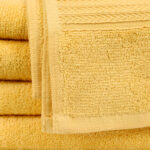 Closeup of 27x54 Yellow Towel