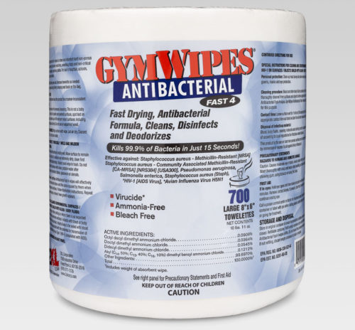 Antibacterial wipes for gyms, and medical offices, hospitals and doctor offices, antibacterial hand wipes, antibacterial wipes for skin