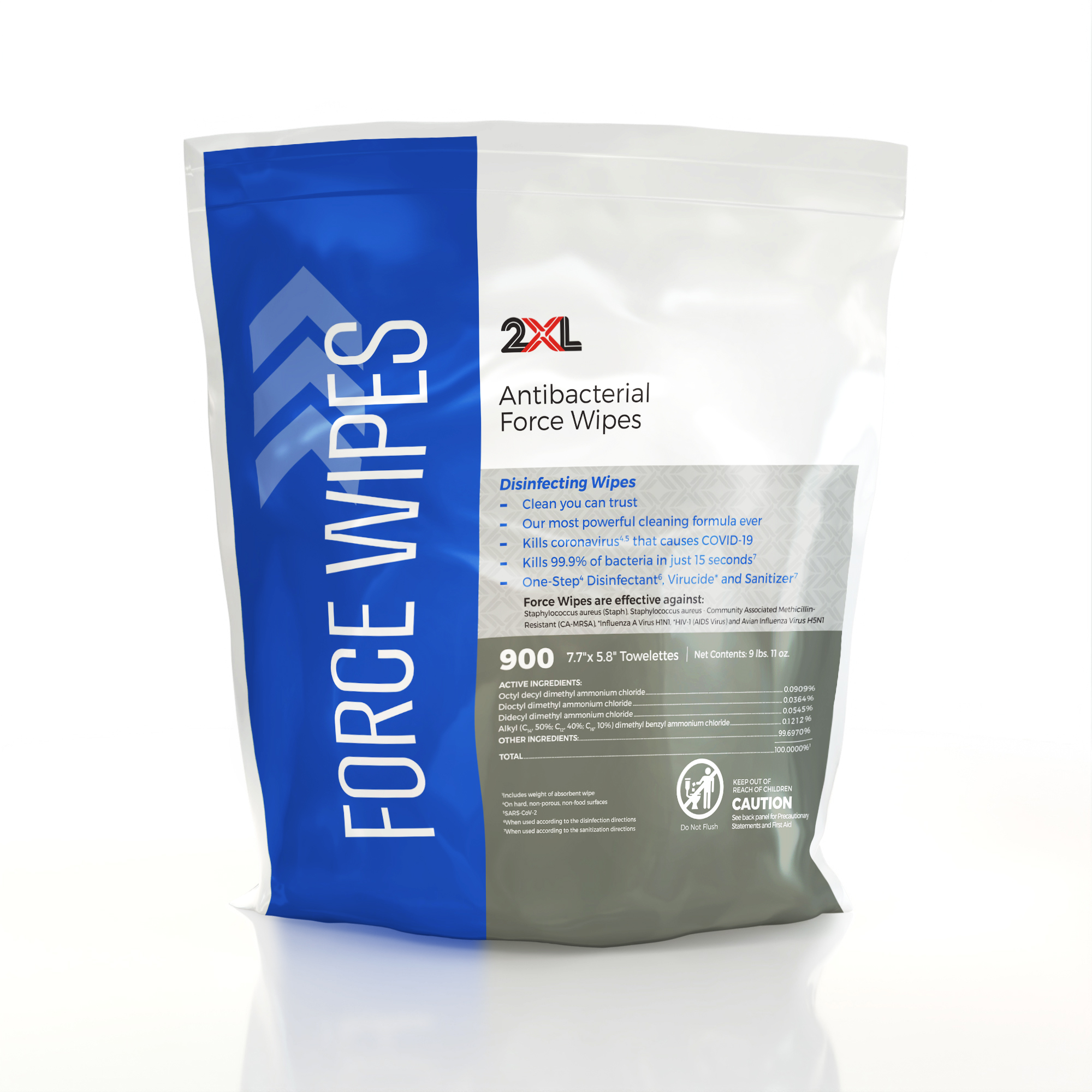 Antibacterial Force Wipes-2XL401