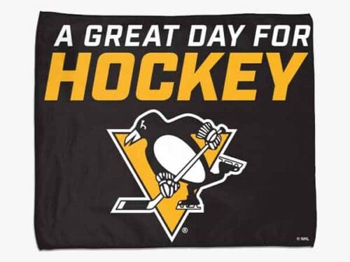2 Hockey Rally Towel Example