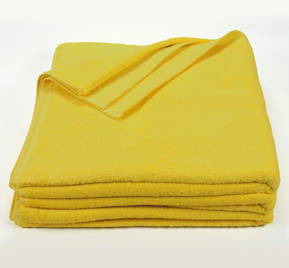 32x66 Bath Sheet Yellow